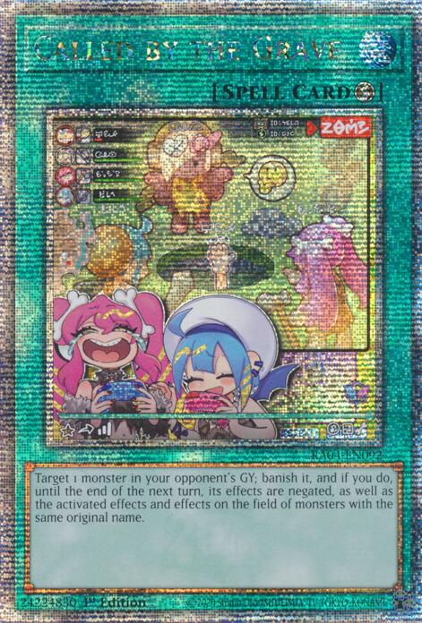 Called by the Grave (New Art) [RA04-EN092] Quarter Century Secret Rare | Exor Games Truro