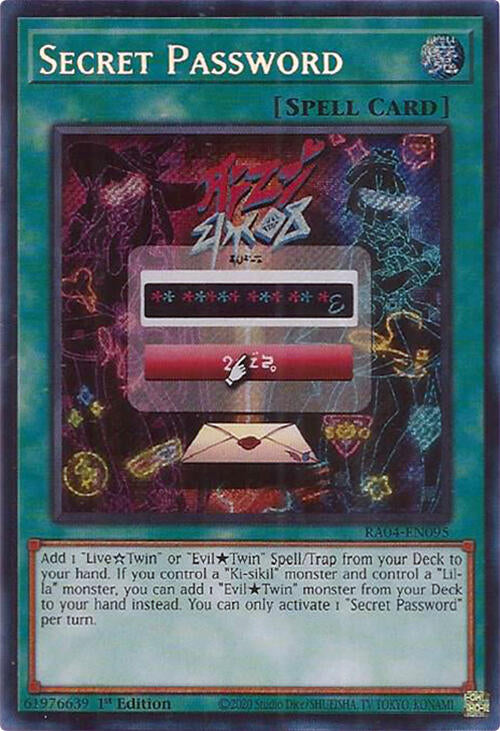 Secret Password [RA04-EN095] Secret Rare | Exor Games Truro