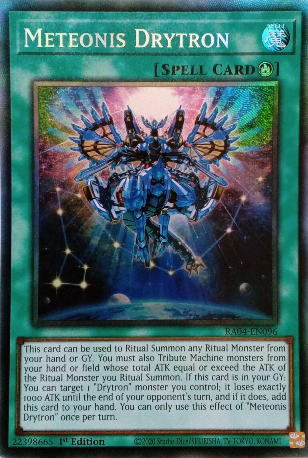 Meteonis Drytron [RA04-EN096] Prismatic Collector's Rare | Exor Games Truro