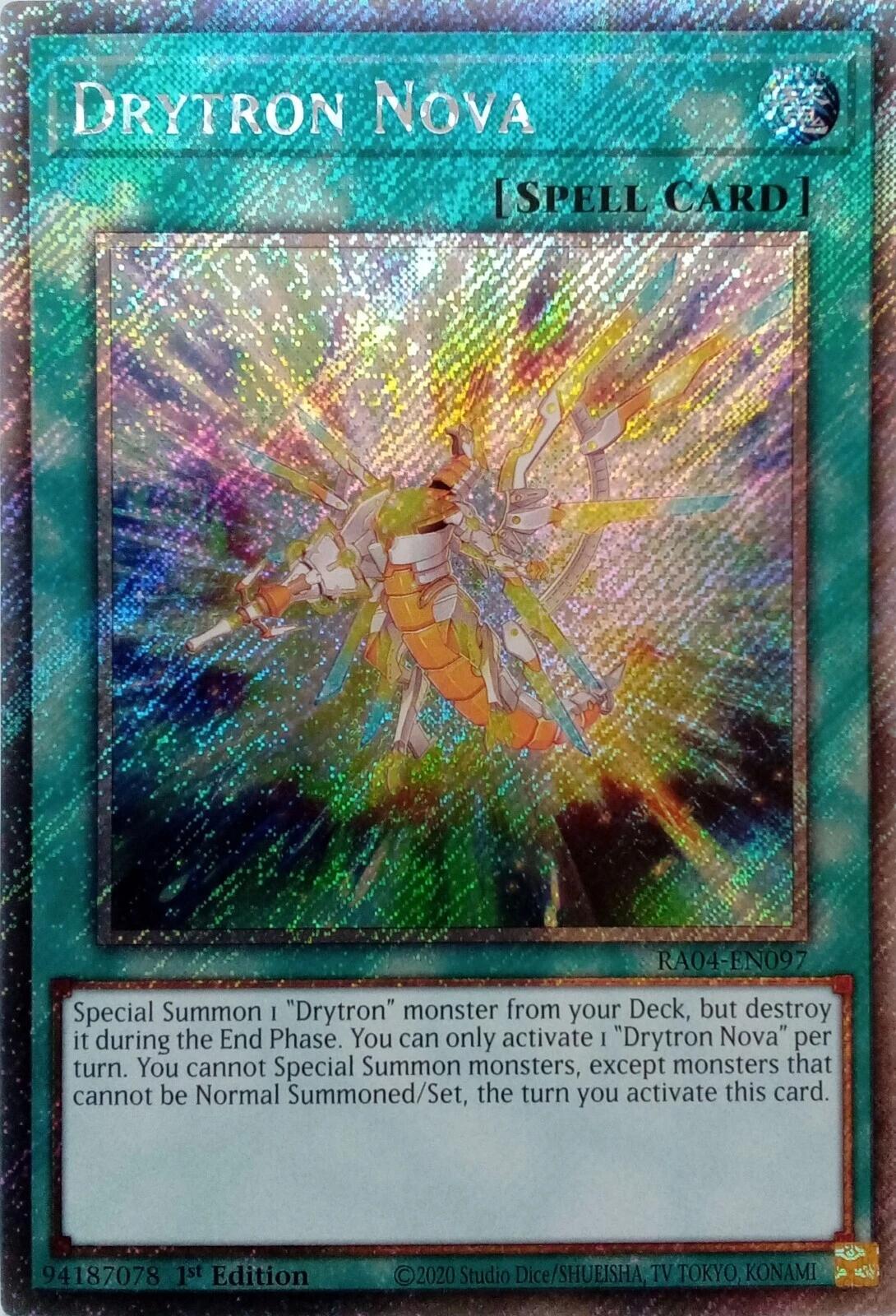 Drytron Nova [RA04-EN097] Platinum Secret Rare | Exor Games Truro