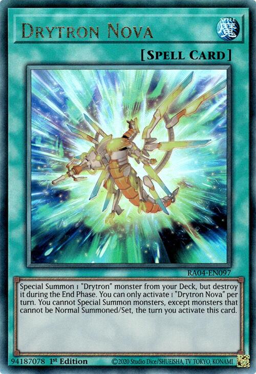Drytron Nova [RA04-EN097] Prismatic Ultimate Rare | Exor Games Truro