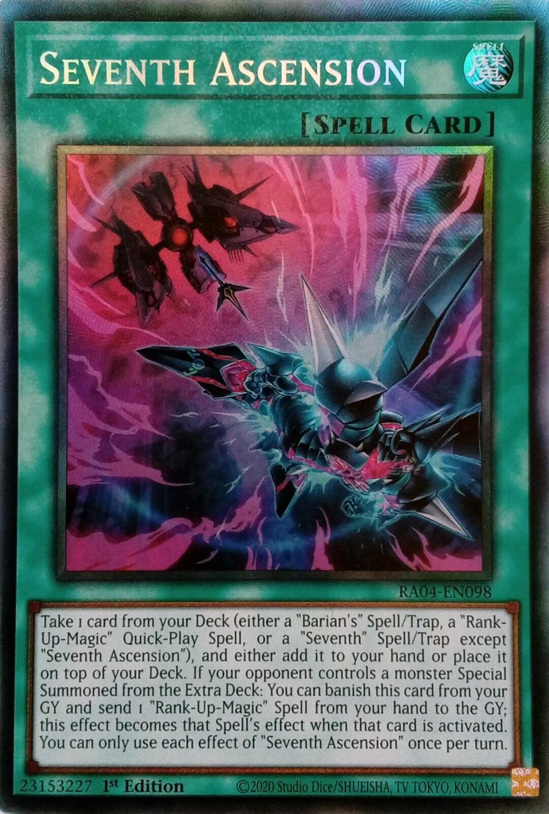 Seventh Ascension [RA04-EN098] Prismatic Collector's Rare | Exor Games Truro