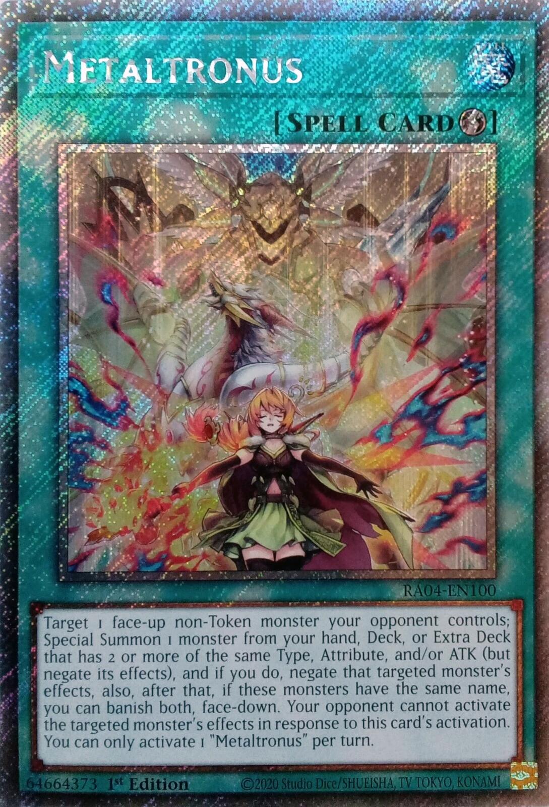 Metaltronus [RA04-EN100] Platinum Secret Rare | Exor Games Truro