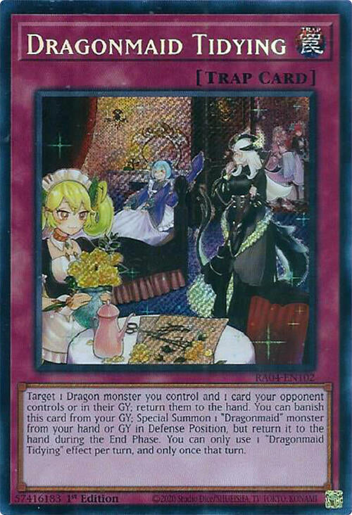 Dragonmaid Tidying [RA04-EN102] Secret Rare | Exor Games Truro