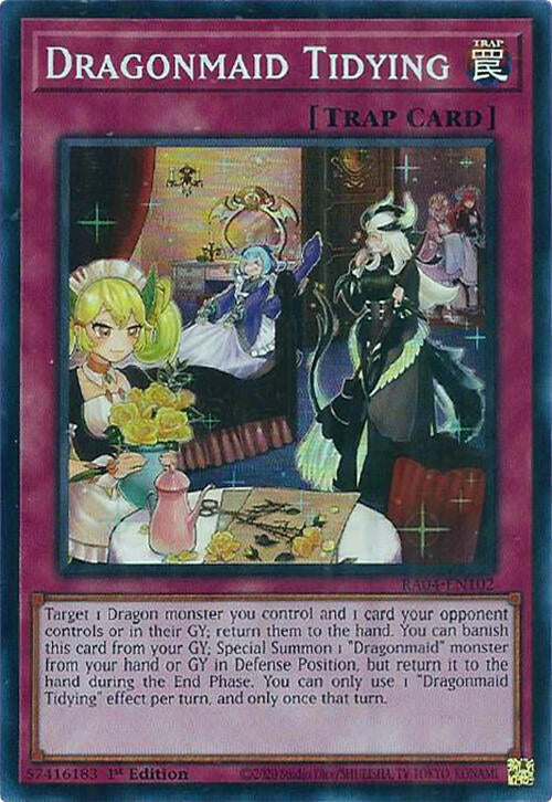 Dragonmaid Tidying [RA04-EN102] Super Rare | Exor Games Truro