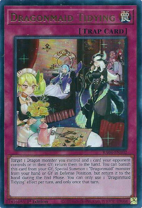 Dragonmaid Tidying [RA04-EN102] Ultra Rare | Exor Games Truro