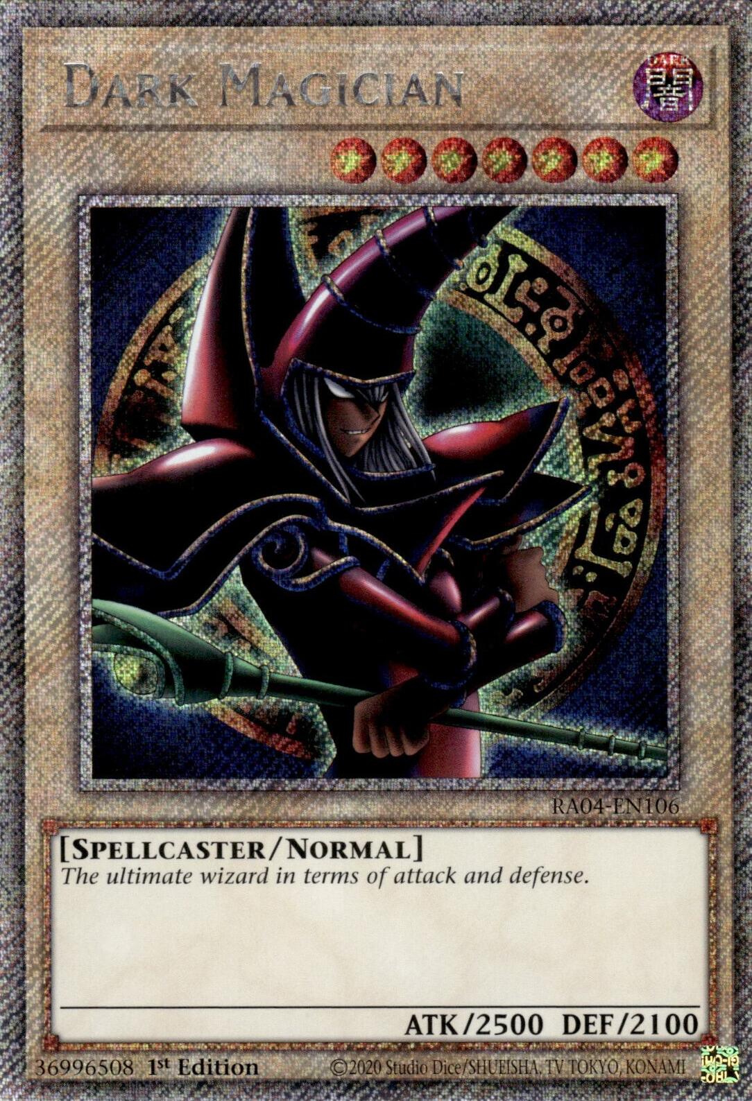 Dark Magician (Arkana) [RA04-EN106] Platinum Secret Rare | Exor Games Truro