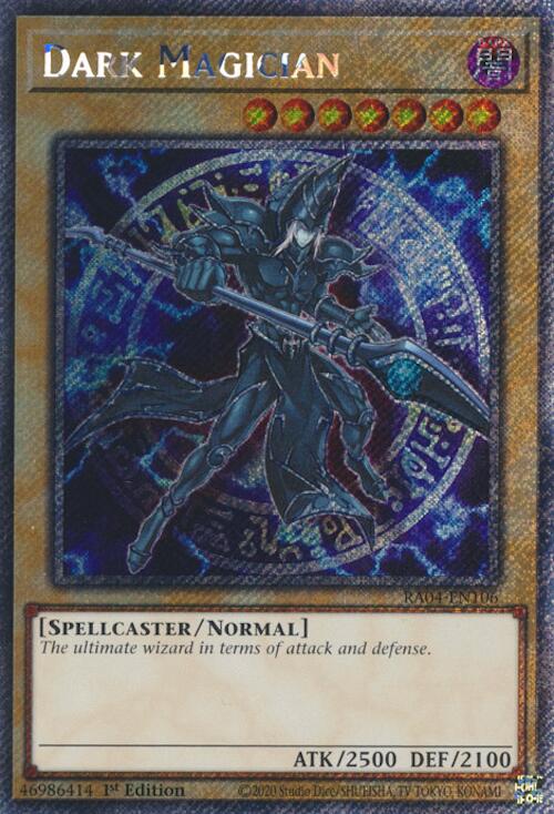 Dark Magician (7th Art) [RA04-EN106] Platinum Secret Rare | Exor Games Truro
