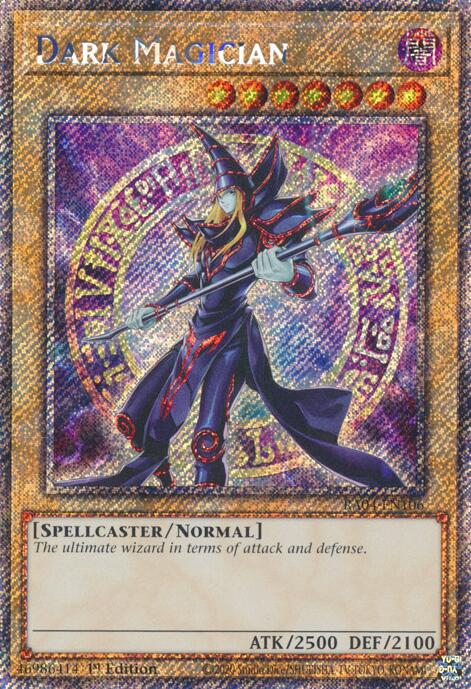 Dark Magician (8th Art) [RA04-EN106] Platinum Secret Rare | Exor Games Truro