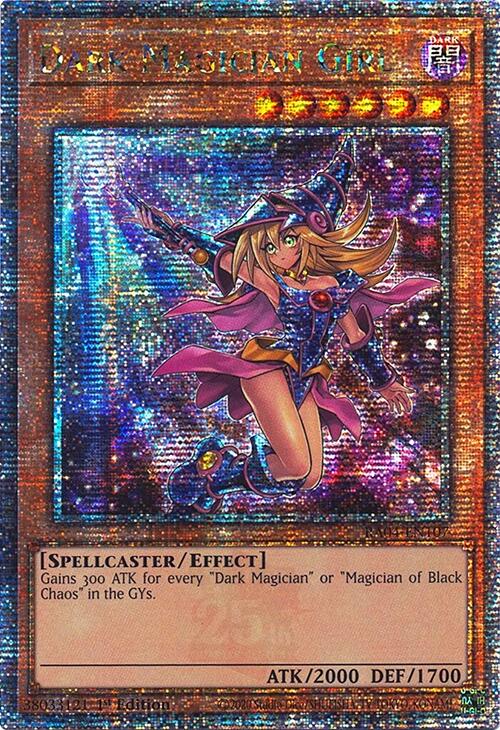 Dark Magician Girl (7th Art) [RA04-EN107] Quarter Century Secret Rare | Exor Games Truro