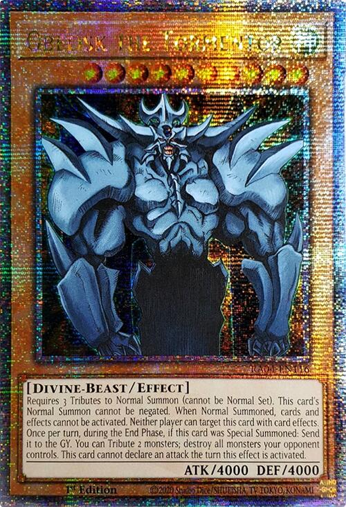 Obelisk the Tormentor [RA04-EN116] Quarter Century Secret Rare | Exor Games Truro