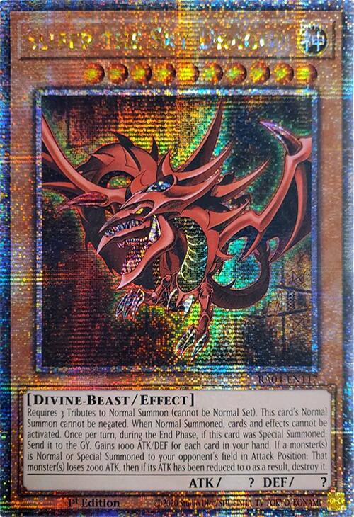 Slifer the Sky Dragon [RA04-EN117] Quarter Century Secret Rare | Exor Games Truro