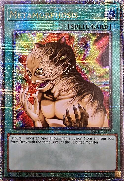 Metamorphosis [RA04-EN123] Quarter Century Secret Rare | Exor Games Truro