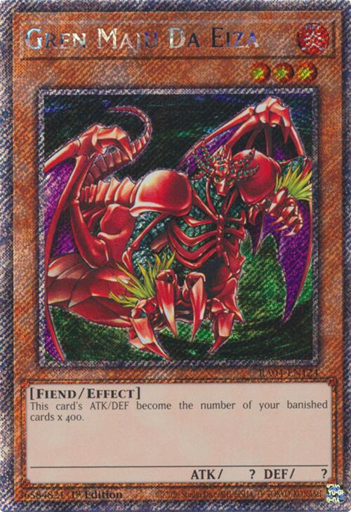 Gren Maju Da Eiza [RA04-EN124] Platinum Secret Rare | Exor Games Truro