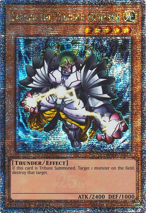 Zaborg the Thunder Monarch [RA04-EN125] Quarter Century Secret Rare | Exor Games Truro