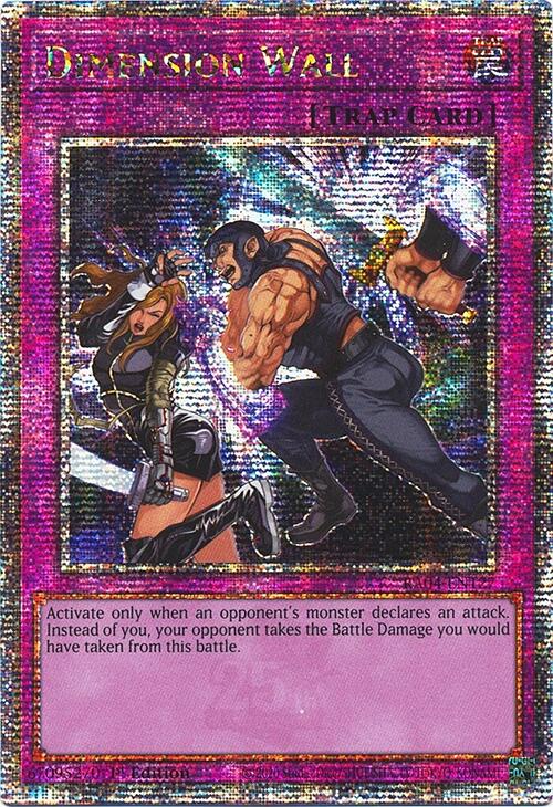 Dimension Wall [RA04-EN127] Quarter Century Secret Rare | Exor Games Truro