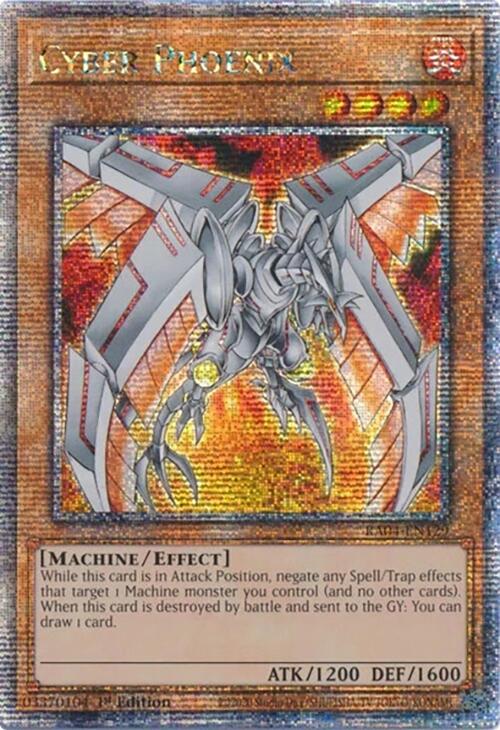 Cyber Phoenix [RA04-EN129] Quarter Century Secret Rare | Exor Games Truro