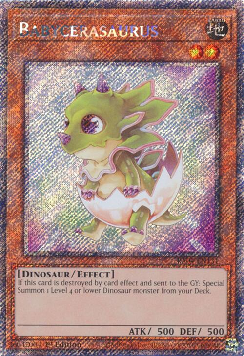 Babycerasaurus [RA04-EN131] Platinum Secret Rare | Exor Games Truro