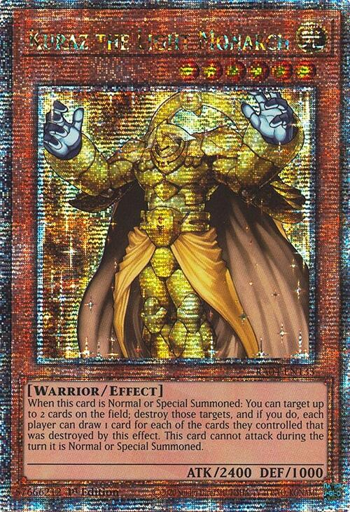 Kuraz the Light Monarch [RA04-EN133] Quarter Century Secret Rare | Exor Games Truro