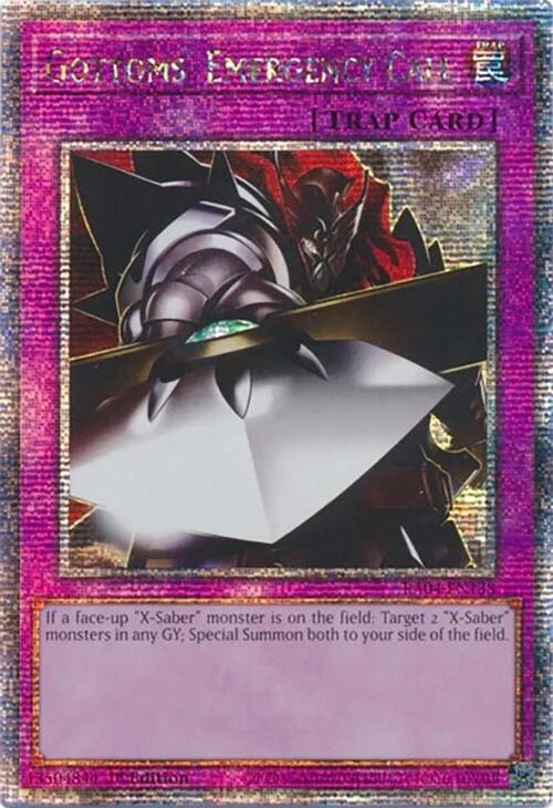 Gottoms' Emergency Call [RA04-EN138] Quarter Century Secret Rare | Exor Games Truro