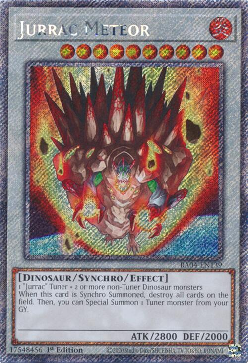 Jurrac Meteor [RA04-EN139] Platinum Secret Rare | Exor Games Truro