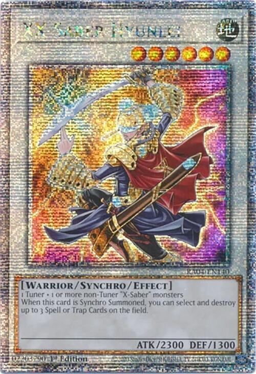 XX-Saber Hyunlei [RA04-EN140] Quarter Century Secret Rare | Exor Games Truro