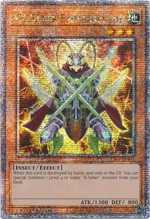 XX-Saber Emmersblade [RA04-EN141] Quarter Century Secret Rare | Exor Games Truro