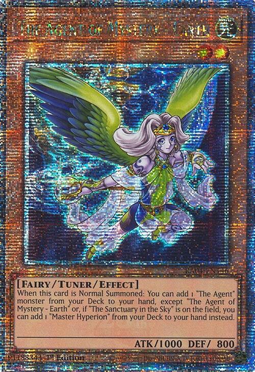 The Agent of Mystery - Earth [RA04-EN146] Quarter Century Secret Rare | Exor Games Truro