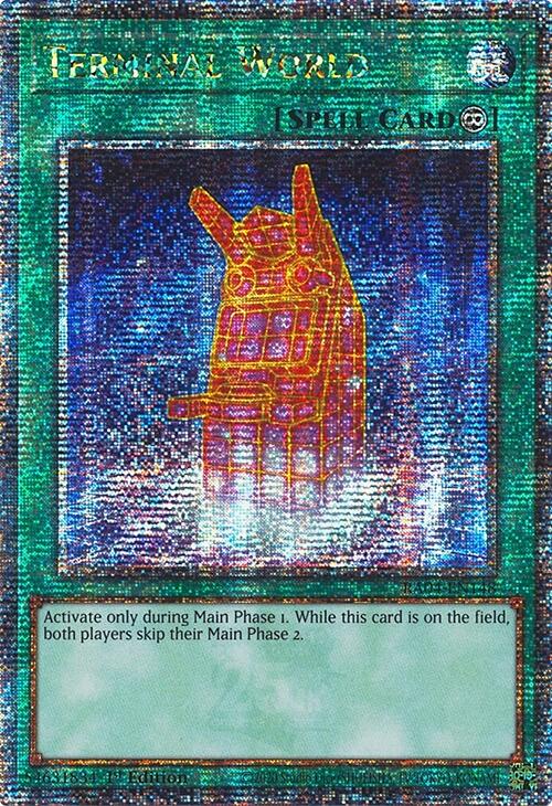 Terminal World [RA04-EN148] Quarter Century Secret Rare | Exor Games Truro