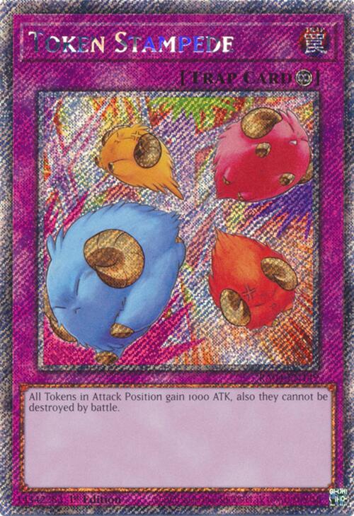 Token Stampede [RA04-EN149] Platinum Secret Rare | Exor Games Truro
