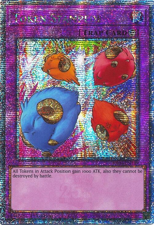 Token Stampede [RA04-EN149] Quarter Century Secret Rare | Exor Games Truro