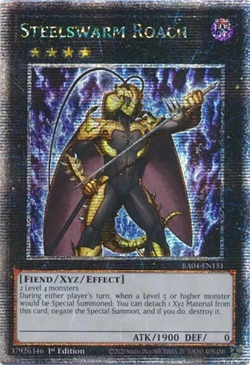 Steelswarm Roach [RA04-EN151] Quarter Century Secret Rare | Exor Games Truro