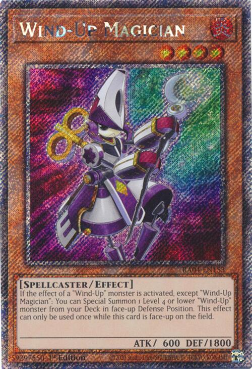 Wind-Up Magician [RA04-EN153] Platinum Secret Rare | Exor Games Truro