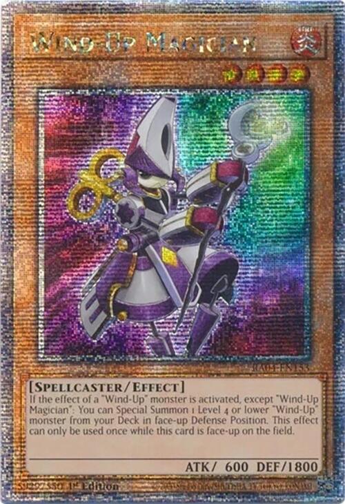 Wind-Up Magician [RA04-EN153] Quarter Century Secret Rare | Exor Games Truro