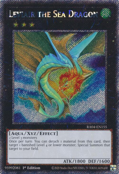 Leviair the Sea Dragon [RA04-EN155] Platinum Secret Rare | Exor Games Truro