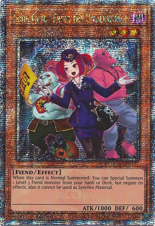 Tour Guide from the Underworld (Alternate Art) [RA04-EN157] Quarter Century Secret Rare | Exor Games Truro