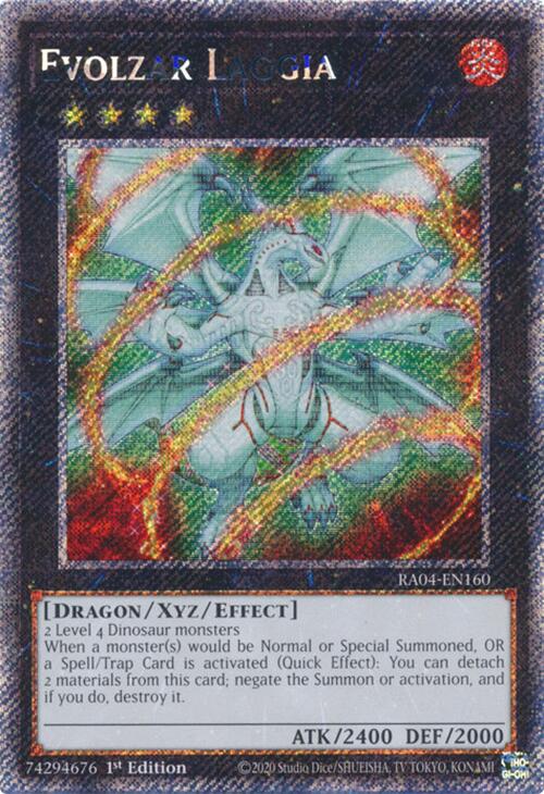 Evolzar Laggia [RA04-EN160] Platinum Secret Rare | Exor Games Truro