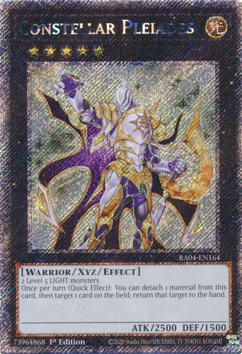 Constellar Pleiades [RA04-EN164] Platinum Secret Rare | Exor Games Truro