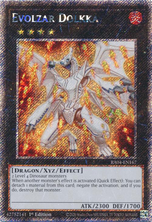 Evolzar Dolkka [RA04-EN167] Platinum Secret Rare | Exor Games Truro