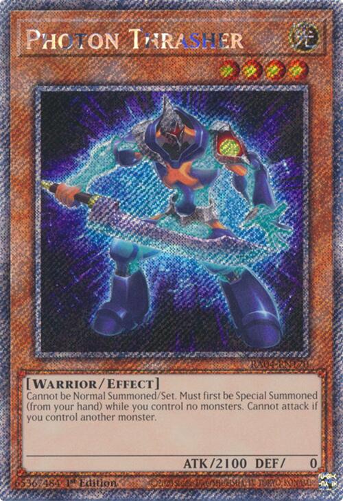 Photon Thrasher [RA04-EN170] Platinum Secret Rare | Exor Games Truro