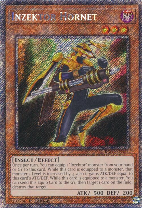 Inzektor Hornet [RA04-EN171] Platinum Secret Rare | Exor Games Truro
