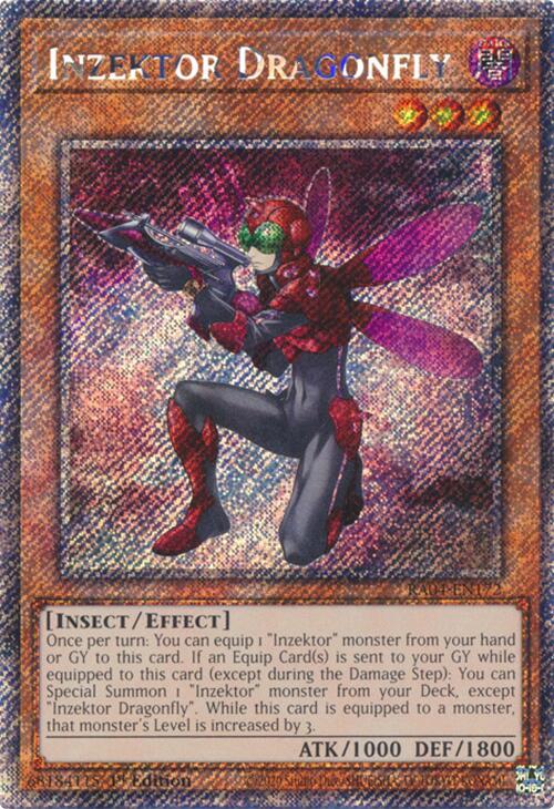 Inzektor Dragonfly [RA04-EN172] Platinum Secret Rare | Exor Games Truro