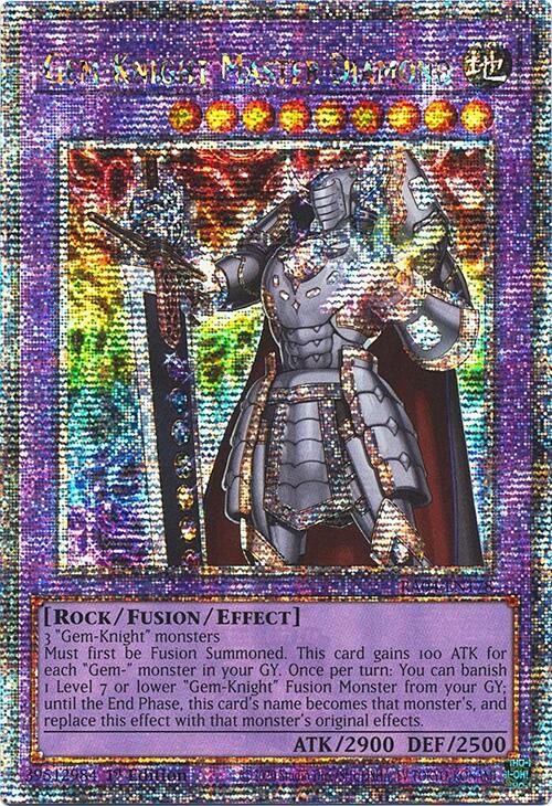 Gem-Knight Master Diamond [RA04-EN178] Quarter Century Secret Rare | Exor Games Truro