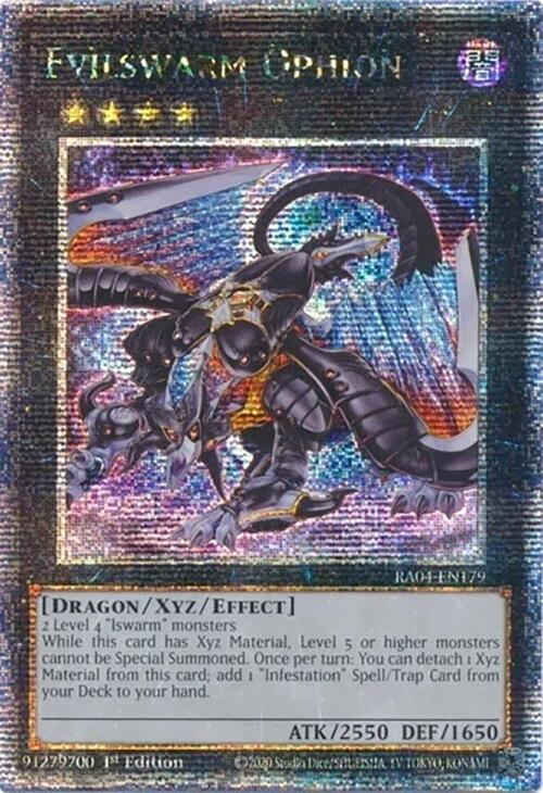 Evilswarm Ophion [RA04-EN179] Quarter Century Secret Rare | Exor Games Truro