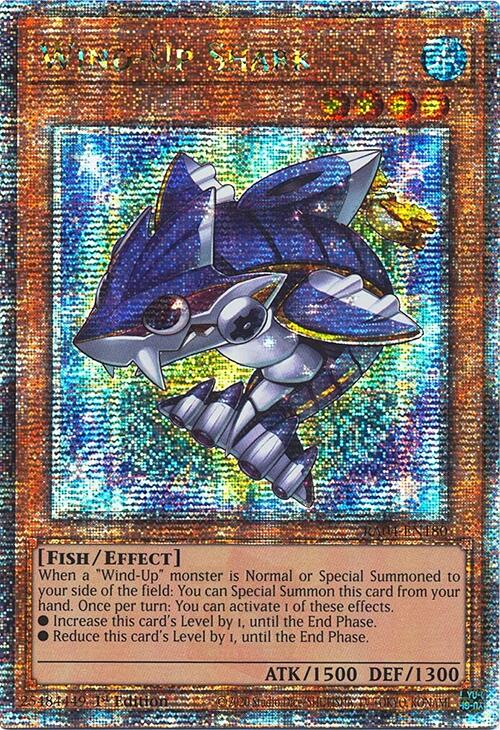 Wind-Up Shark [RA04-EN180] Quarter Century Secret Rare | Exor Games Truro