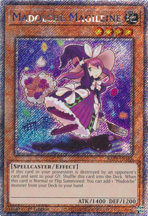 Madolche Magileine [RA04-EN185] Platinum Secret Rare | Exor Games Truro
