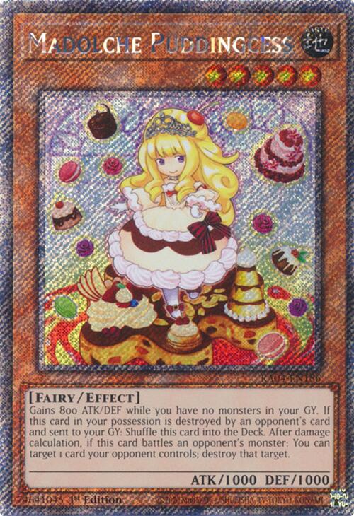 Madolche Puddingcess [RA04-EN186] Platinum Secret Rare | Exor Games Truro
