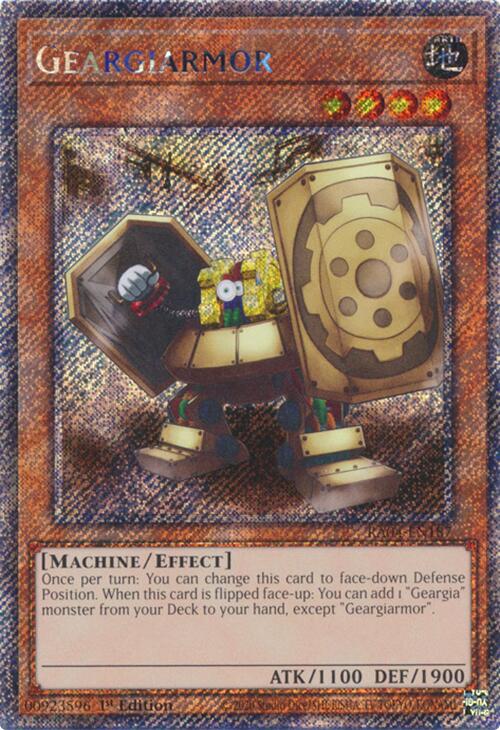 Geargiarmor [RA04-EN187] Platinum Secret Rare | Exor Games Truro