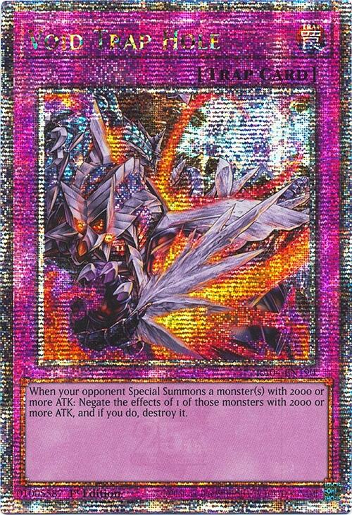 Void Trap Hole [RA04-EN190] Quarter Century Secret Rare | Exor Games Truro