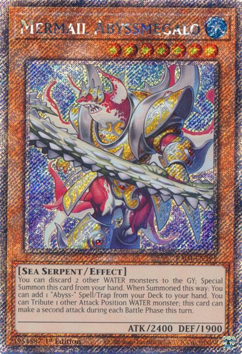 Mermail Abyssmegalo [RA04-EN191] Platinum Secret Rare | Exor Games Truro